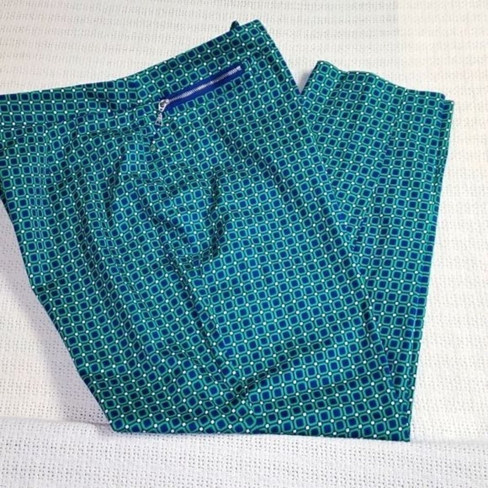 Rafaella Classic Flat Front Zippered Pocket Sz 16 Pants